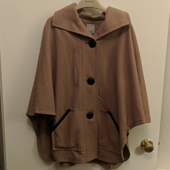 Halogen camel wool blend cape - Picture 1 of 2